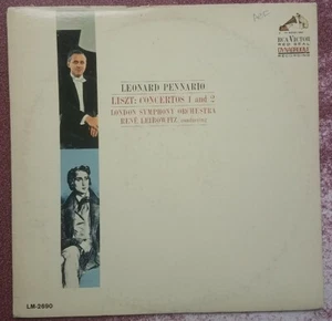 Leonard Pennario "Liszt:Concertos 1 and 2" RCA Victor LM 2690  Mono - Picture 1 of 2