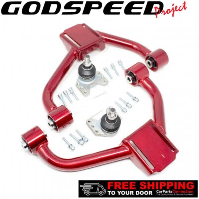 Godspeed Adjustable Front Upper Camber Arms with Ball Joints For SC430 02-10 - Image 1 of 4