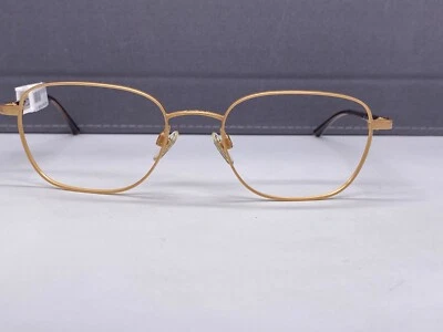 Monturas de gafas Chanel para mujer cuadradas ovaladas doradas marrones 2007 borde completo PVP: 225 € Foto 1 de 4