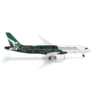 Gemini Jets 1/200 QantasLink A220-300 VH-X4A “Minyma Kutjara Tjukurpa” (Green) - Foto 1 di 2