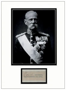Field Marshal Frederick Roberts Autograph Display - Boer War - Picture 1 of 2