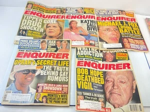 Lot Of 5 Vintage National Enquirer Magazine Newspaper 2000 - Picture 1 of 11