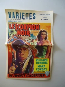 BLACK SCORPION/RICHARD DENNING+MARA CORDAY/U2025 /belgian poster - Picture 1 of 1