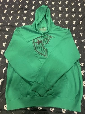 Sudadera con capucha vintage verde famosas estrellas y correas Travis Barker Blink 182 Foto 1 de 3