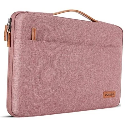  11 Inch Laptop Sleeve Canvas Notebook Portable Carrying 11 - 11.6 inch Pink - Image 1 of 4