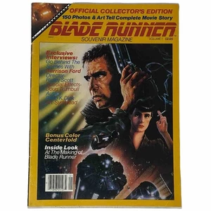 Blade Runner Vol. 1 Official Souvenir Magazine Harrison Ford Phillip K Dick 1982 - Bild 1 von 11