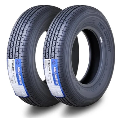 套装 2 拖车轮胎 ST175/80R13 免费国家高级 8 层 LR D 带磨损保护 — 第 1/4 张图片