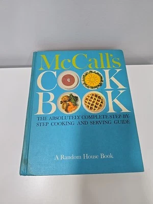 Vintage McCall's Cook Book HC 1963 Print DJ Turquoise Blue Cover - Image 1 of 4