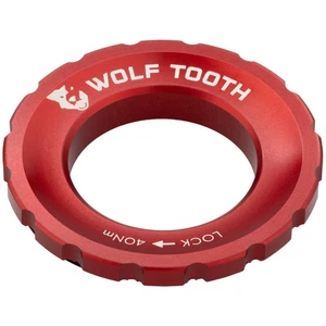 Wolf Tooth Components Centerlock Rotor Lockring, Red - Picture 1 of 2