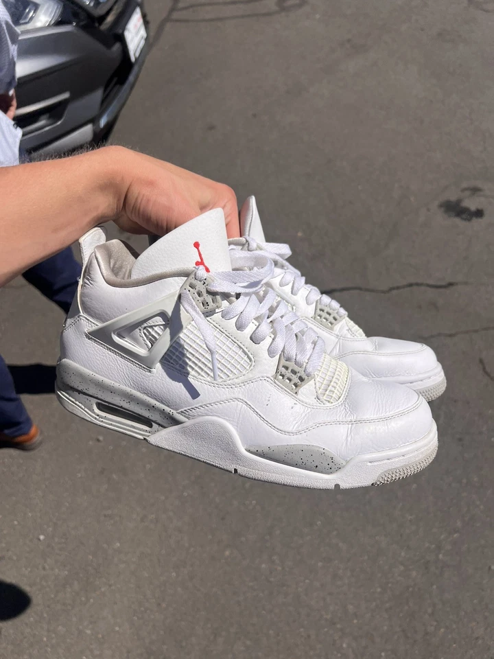 Nike Air Jordan 4 Retro Oreo/Blanco, Talla 10.5, CT8527-100 Foto 1 de 4