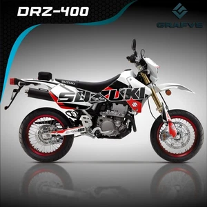 Drz 400sm 400s 400 kit decals graphics Suzuki Stickers Supermoto Custom Mx - Picture 1 of 4