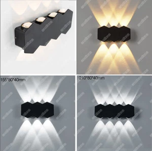 LED Wandleuchte Wand-Lampe Strahler Innen Außen Modern Effekt Leuchte up down - Bild 1 von 58