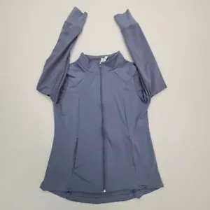 Daisy Fuentes Jacket Womens Medium Blue Full Zip Soft Shell Outdoors Stylish - Picture 1 of 7