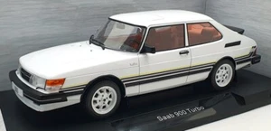 Model Car Group 1/18 Scale Diecast MCG18339 - Saab 900 Turbo - White - Picture 1 of 5