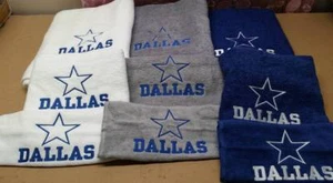 Cowboys Badetuch Set, personalisierte Sport Team Handtuch Sets - Bild 1 von 12