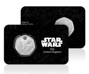 Darth Vader and Emperor Palpatine Star Wars Coin BU 50p 2023 *Combined Post* - Picture 1 of 4
