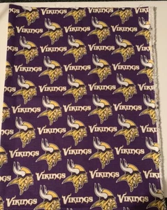 NFL Vikings 2013 #6456 Minnesota Vikings tela 59" ancho por 40" largo - Imagen 1 de 7