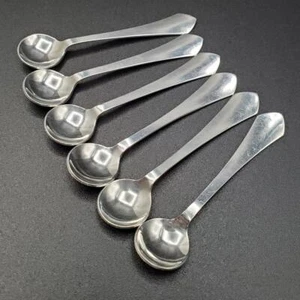 6 Sterling Kolonialstil Salzlöffel Williamsburg VA 2,5" - Bild 1 von 4