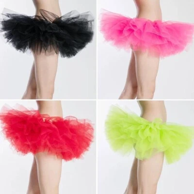 INSCHMUCK B311 Tüll Rock Tutu Ballettrock Petticoat Ballettkleid Rockabilly Fasching Party