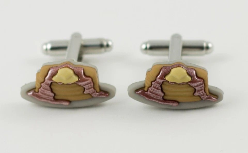 Gemelos para panqueques de desayuno--Artísticos artísticos hechos a mano geniales foodie divertido chef Foto 1 de 1