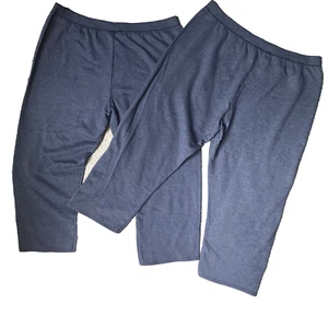 2 Just My Size Sweats Womens 5X Plus 30W 32W Fleece Straight Sweatpants 48x30 - Picture 1 of 10