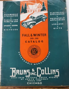 Bruns&Collins 1939 General Catalog, Trains/Gilbert/Toys/Cars/Aviation Luggage - Picture 1 of 10