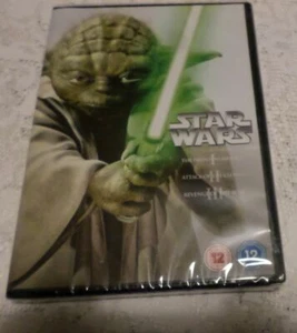 Star Wars DVD Trilogy Phantom Menace, Attack of the Clones,Revenge of the Sith, - Picture 1 of 4