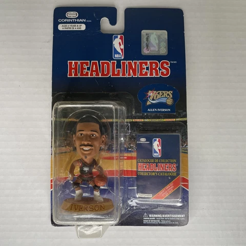 RARE New Sealed Headliners Allen Iverson 76ers 1997 Corinthian NBA Basketball Cover