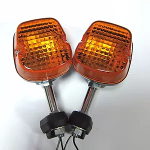 Pair Rear Turn Signal Lights For Honda XL250S XL500S XL 250 500 S Blinker Lights - Picture 1 of 2