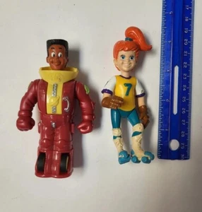 Vintage 1990 Burger King Kid's Club Skating 4.5” Action Figures - Picture 1 of 17