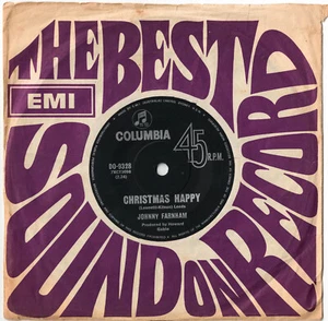 JOHNNY FARNHAM - CHRISTMAS HAPPY Ultrarare 1970 Aussie Pop Single! - Picture 1 of 1