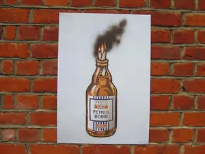 Banksy Tesco Petrol Bomb Poster A2 - Picture 1 of 2