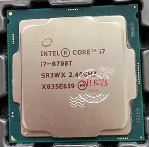 Intel Core i7-8700T 2,40GHz 6-Kern 35W LGA1151 12MB Cache CPU SR3WX Prozessor - Afbeelding 1 van 3