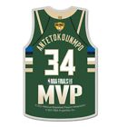 Milwaukee Bucks Giannis Antetokounmpo MVP Collectors Pin