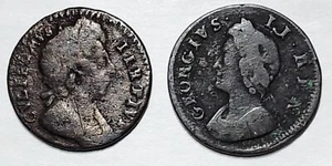 1700, 1733 UK George II One Farthing 1/4D - Picture 1 of 2