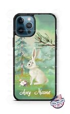 Personalized Baby bunny Rabbit Flower Custom Phone Case Cover for iPhone Samsung