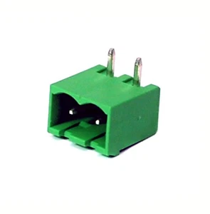 10pc Header for Pluggable Terminal Block 5EHDRC-02P 2P 90° 15A 300V P 5mm DINKLE - Picture 1 of 6
