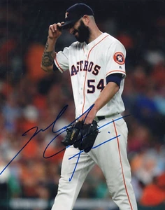 Autographed 8 X 10 Photo of Mike Fiers of the Houston Astros - Picture 1 of 1
