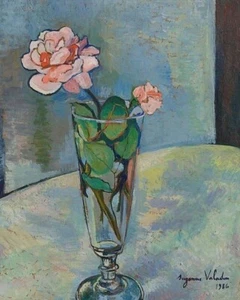 Flowers in a Vase Suzanne Valadon 1936 Floral Still Life Art Print for Framing - Picture 1 of 2