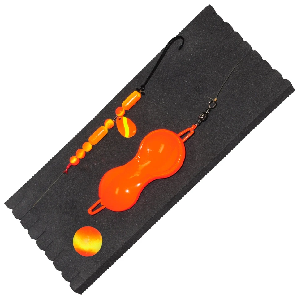 Dieter Eisele Doublettenlifter orange - Buttlöffel + Meeresvorfach für Schollen - Bild 1 von 1