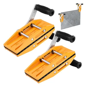 2Pcs Double Handed Stone Slab Clamp Granite Marble Glass Portable Slab Lifter - Picture 1 of 12