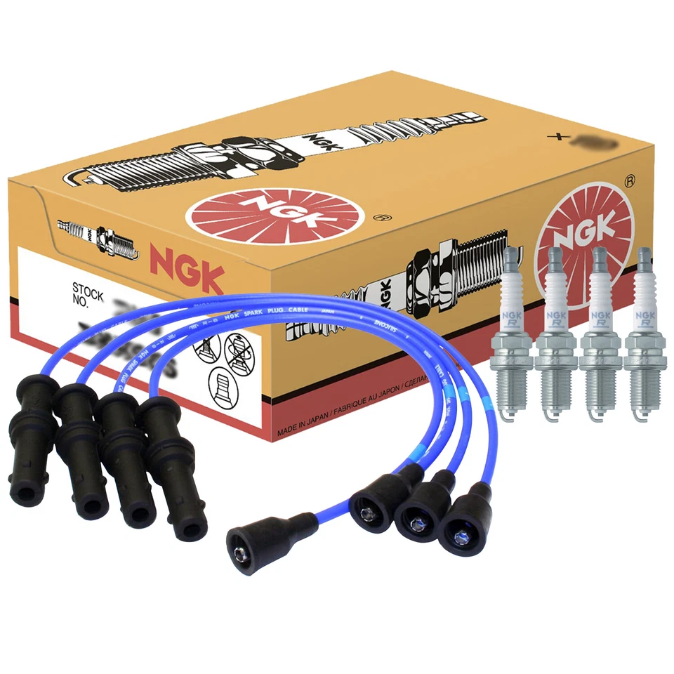 Kit de cable NGK y 4 bujías estándar para Subaru Legacy 2.2 H4 Foto 1 de 1