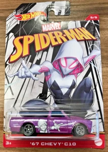 Hot Wheels ‘67 Chevy C10 HW ‘22 Spider-Man 5/5 Purple VHTF! - Picture 1 of 1
