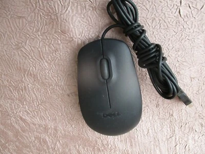 Dell Mouse  . Dell Computer Optical  Wired Mouse .  Classic Dell Tested / Works - Image 1 of 4