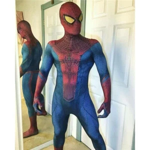 The Amazing Spider-Man Jumpsuit Spiderman Zentai Cos Costume Suit Bodysuit Tight - Picture 1 of 16