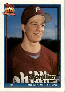 1991 Topps #342 Mickey Morandini - NM - Picture 1 of 2