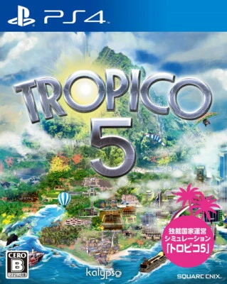 Unopened PS4 Tropico 5 Sony PlayStation 4 Square Enix Sealed Simulation JP - Image 1 of 3