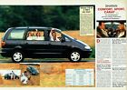 Publicité Advertising 320  1997 Volkswagen Sharan Confort Carat  (2p) vw