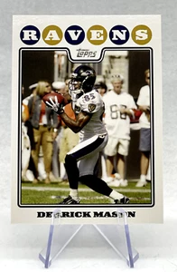 Derrick Mason 2008 Topps #115 Baltimore Ravens - Picture 1 of 2