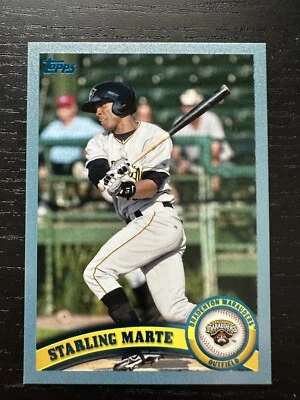 2011 Topps Pro Debut Starling Marte #307 Blue Parallel /309 185/309 Mets - Image 1 of 2